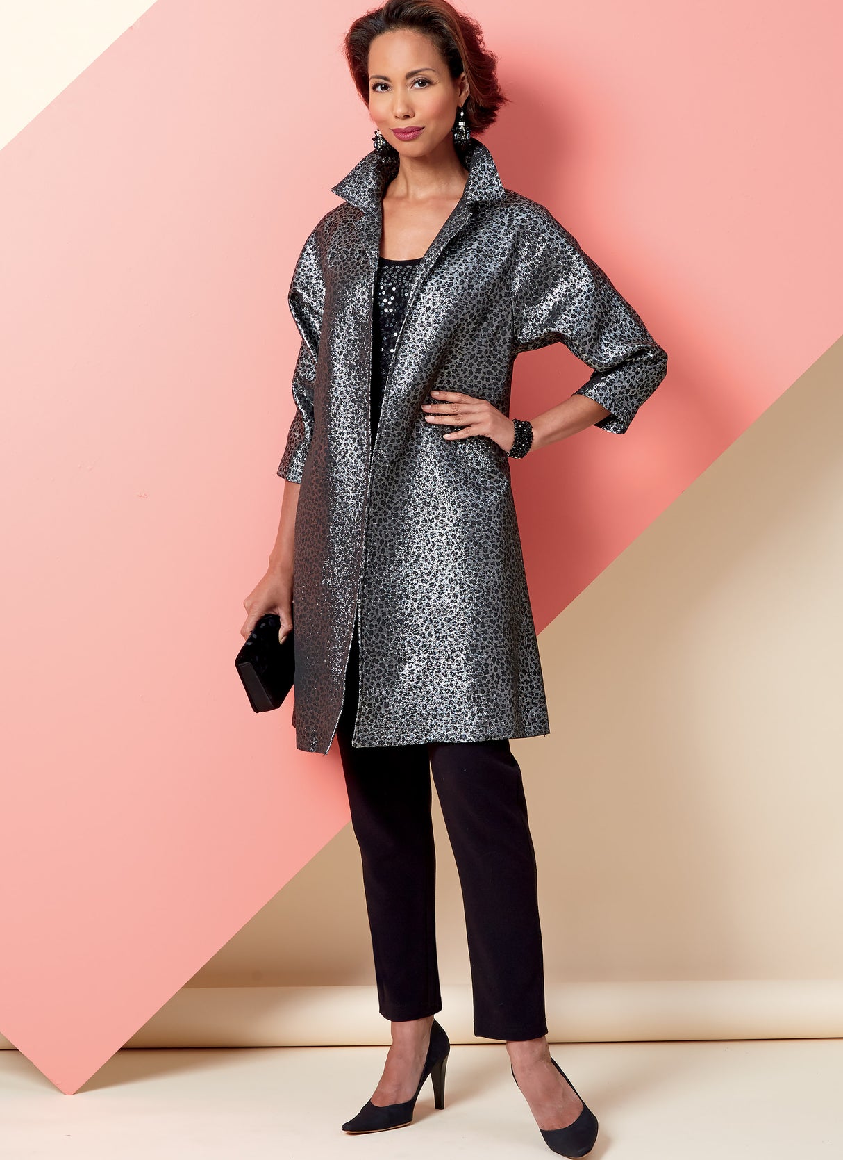 Patron Butterick n°6802 - Veste, robe et pantalon élégants