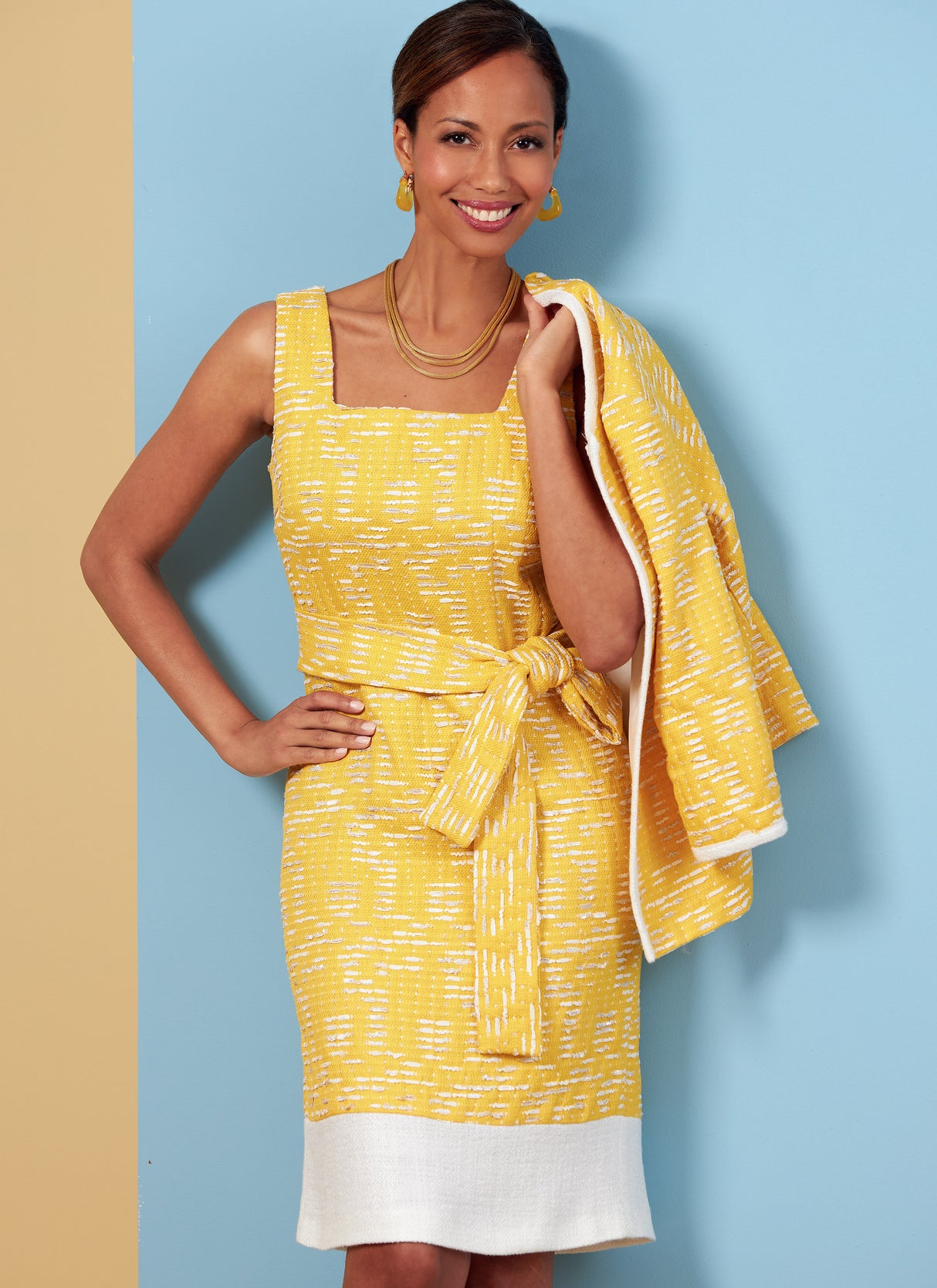 Patron Butterick n°6882 - Ensemble veste, robe, haut et pantalon
