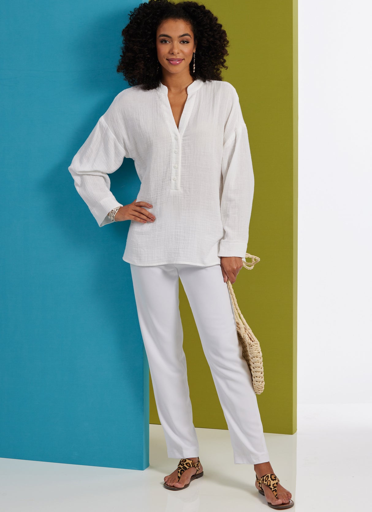 Patron Butterick n°6929 – Haut et tunique amples pour femmes