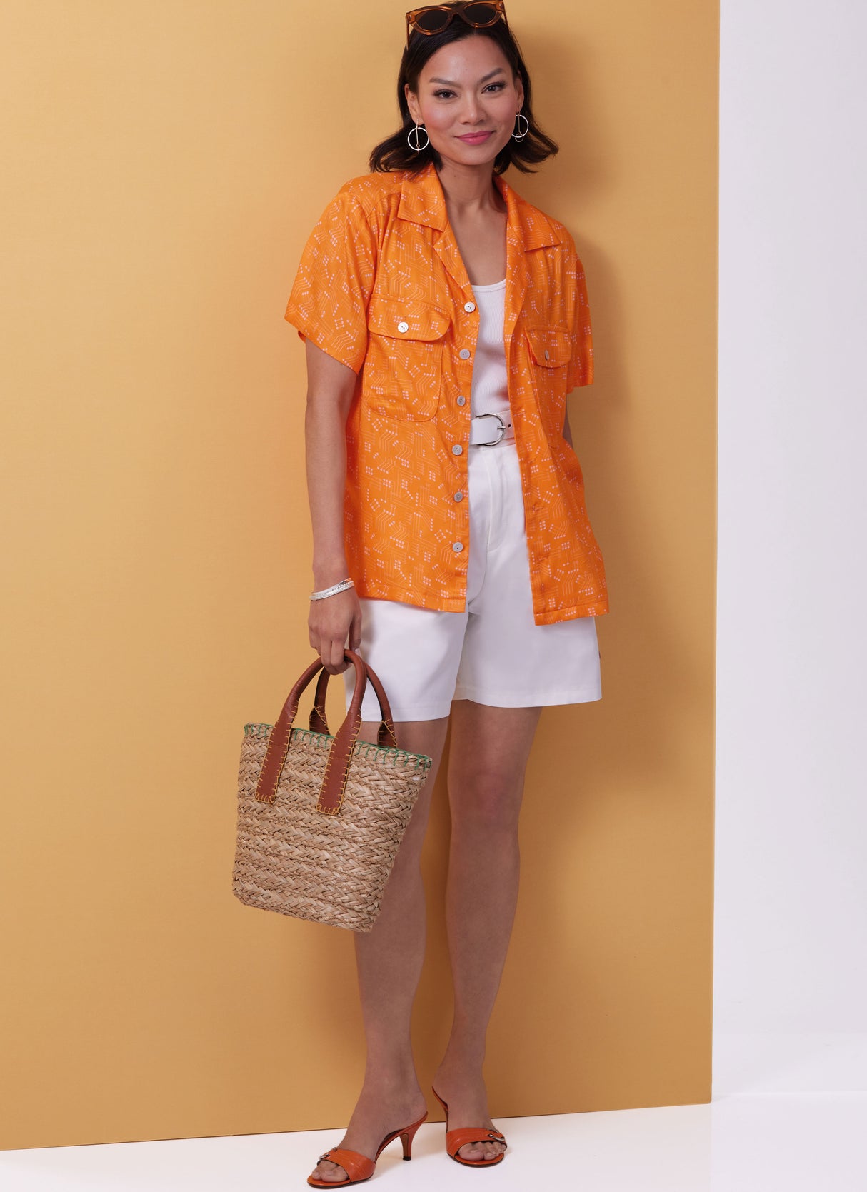 Patron Butterick n°6984 - Chemise, short et pantalon unisexe