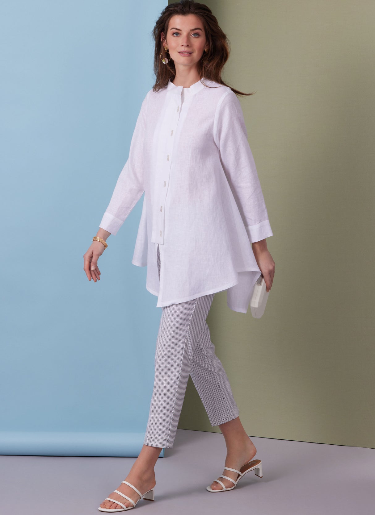 Patron Butterick n°6995 - Tunique femme avec ourlet asymétrique