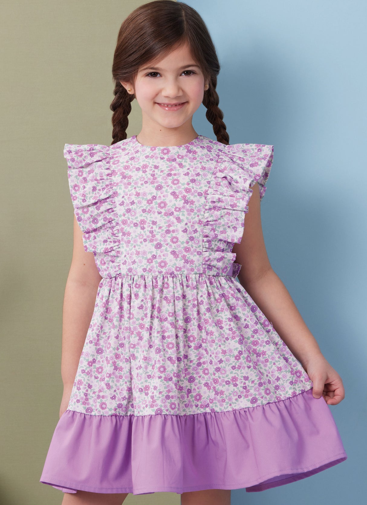 Patron Butterick n°7004 - Robes, haut, shorts et pantalons pour enfants