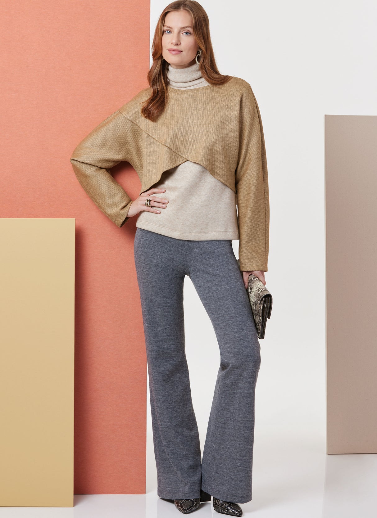 Patron Butterick n°7013 – Hauts en maille, jupe et pantalon