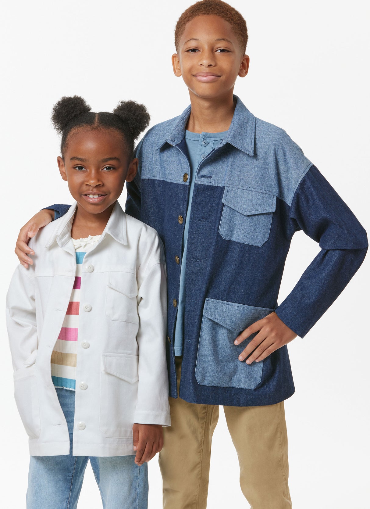 Patron Butterick n°7016 – Veste boutonnée pour toute la famille