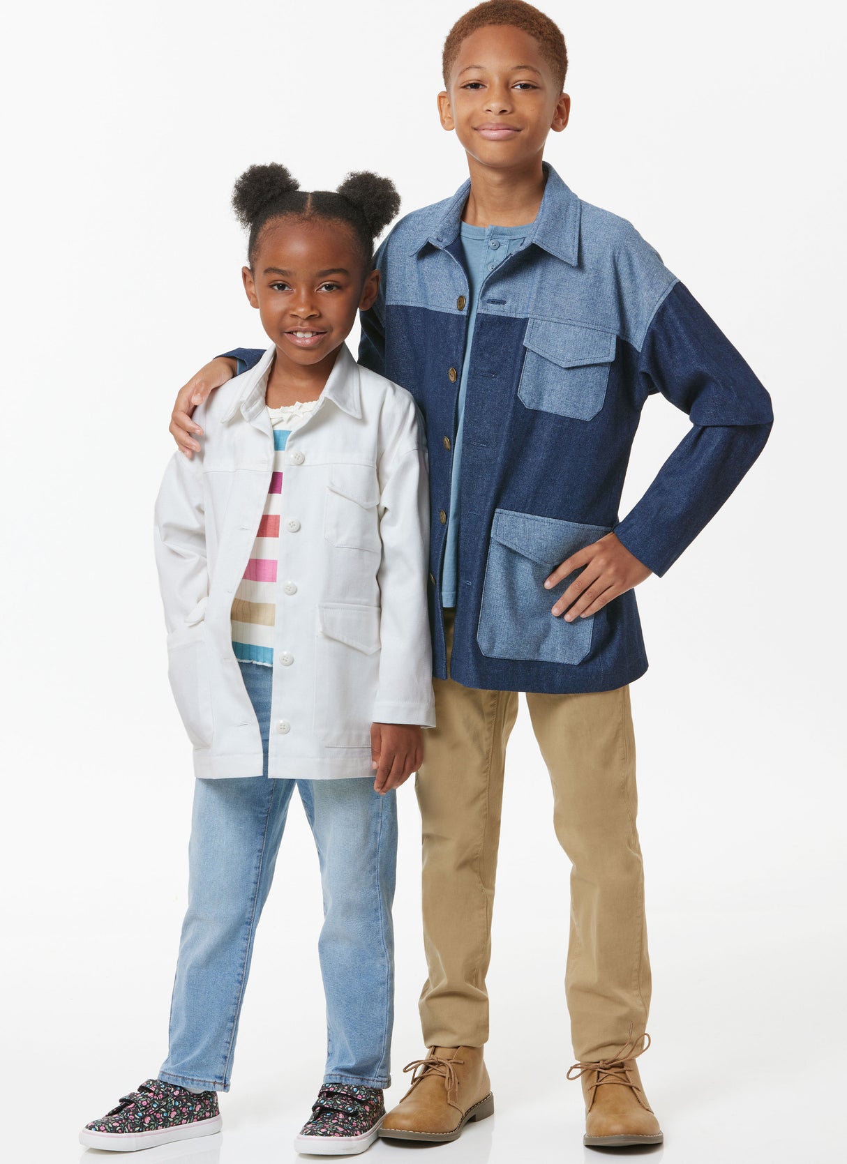 Patron Butterick n°7016 – Veste boutonnée pour toute la famille