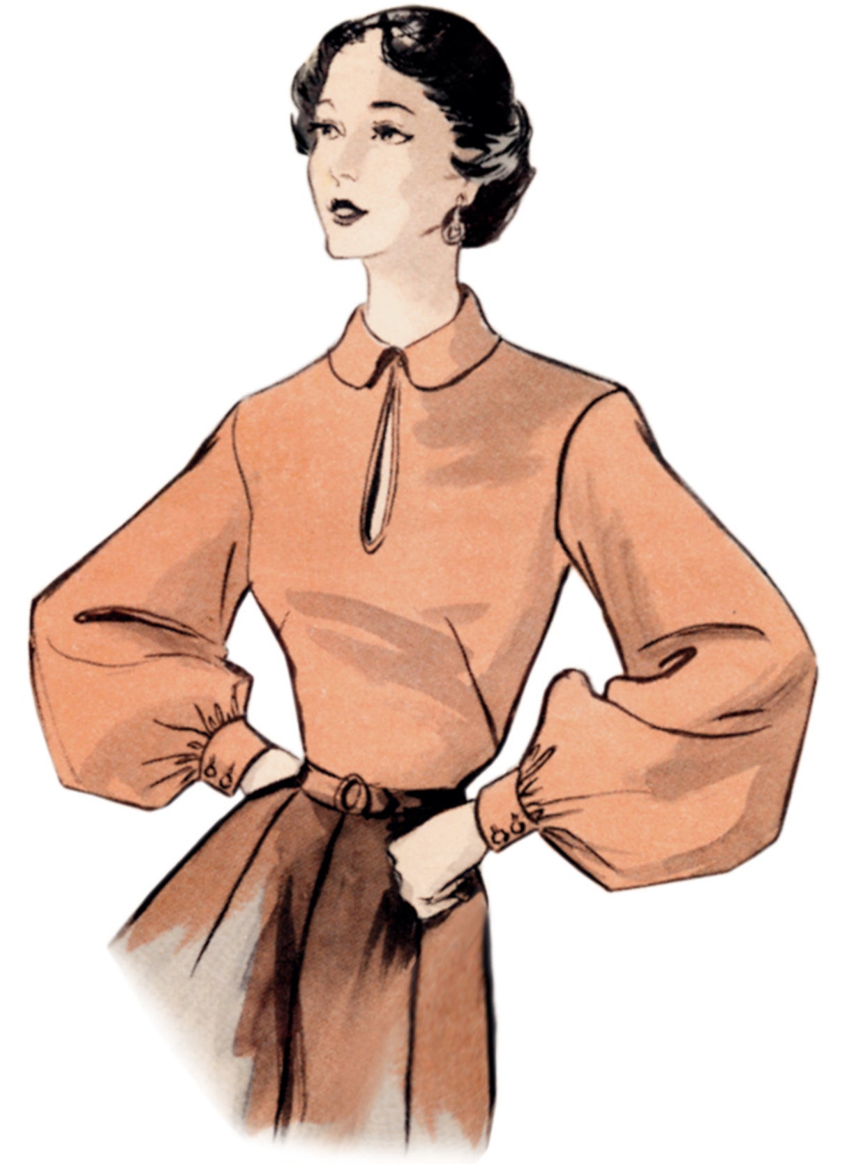 Patron Butterick n°7017 – Ensemble de manches vintage des années 1950