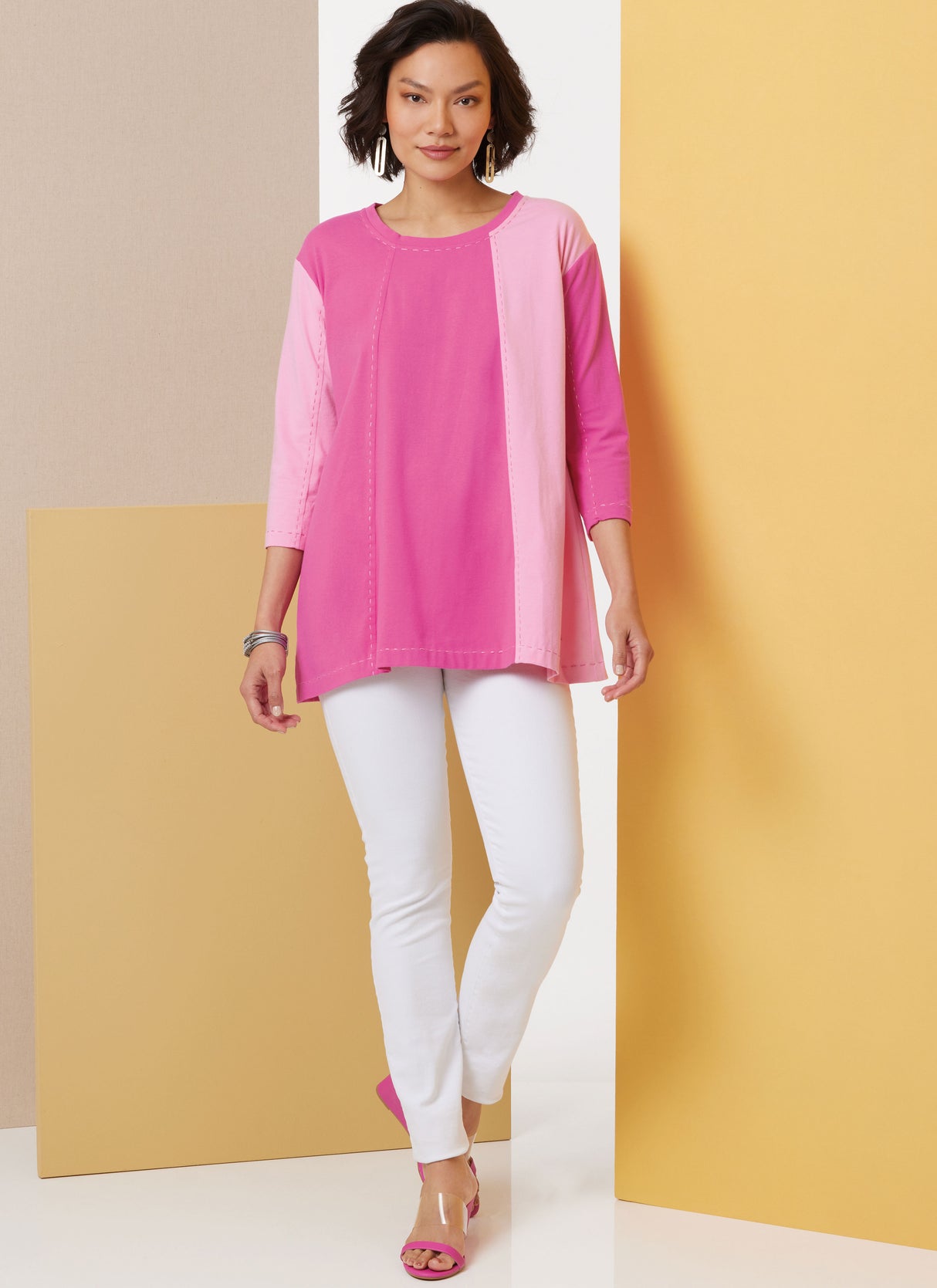 Patron Butterick n°7023 – Tunic ample à manches 3/4