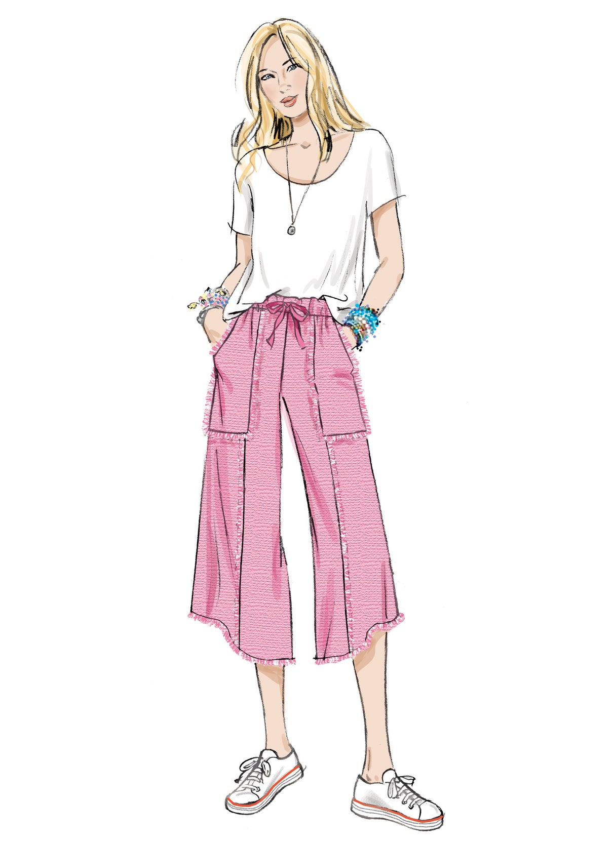 Patron Butterick n°7043 – Pantalon pull-on