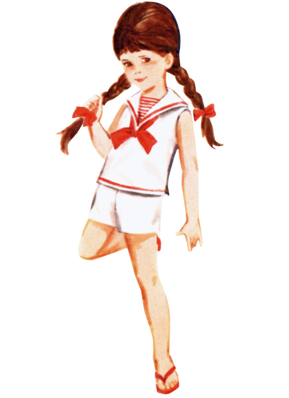 Patron Butterick n°7054 – Ensemble vintage enfants