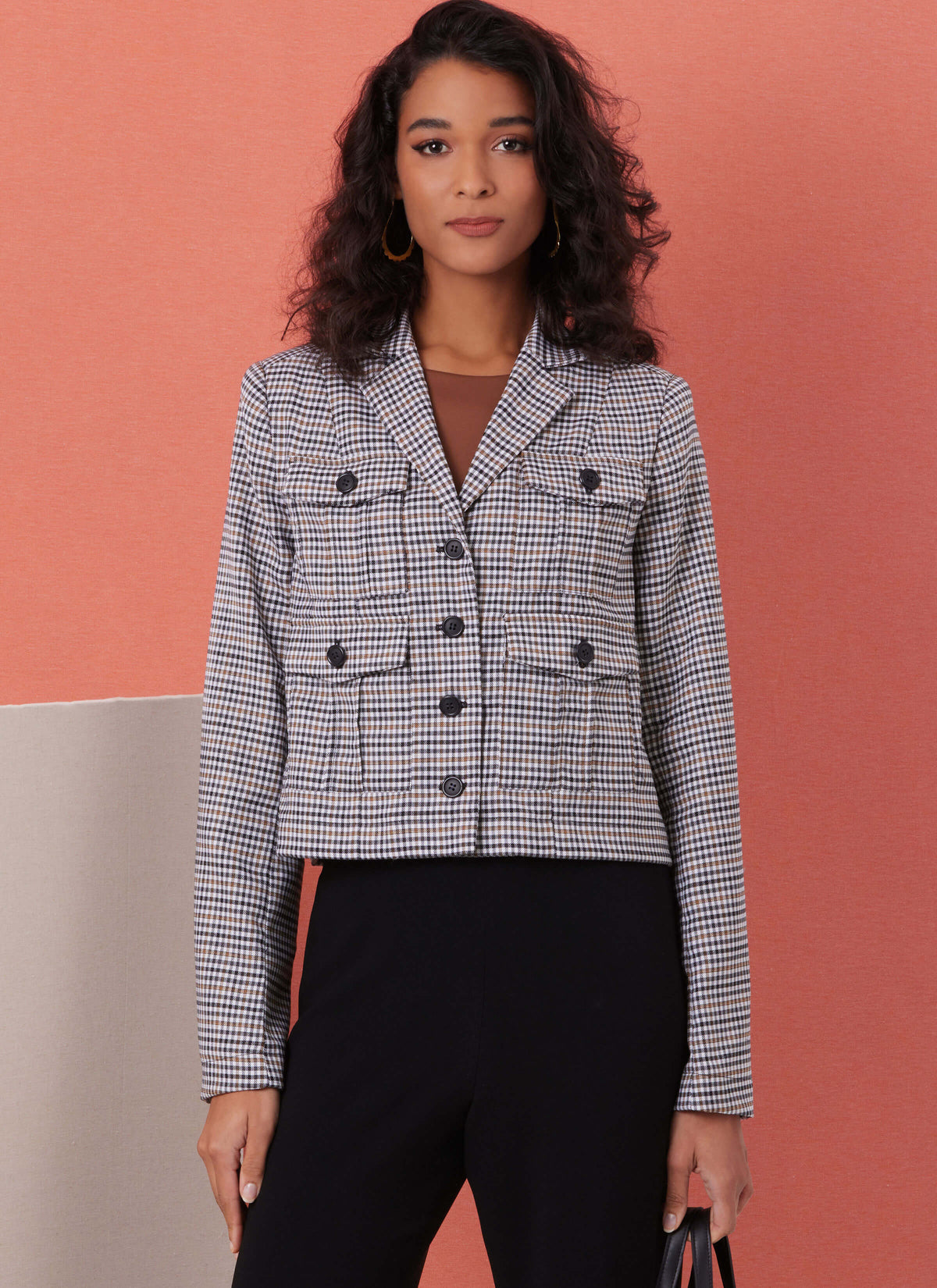 Patron Butterick n°7059 – Veste semi-cintrée en deux longueurs