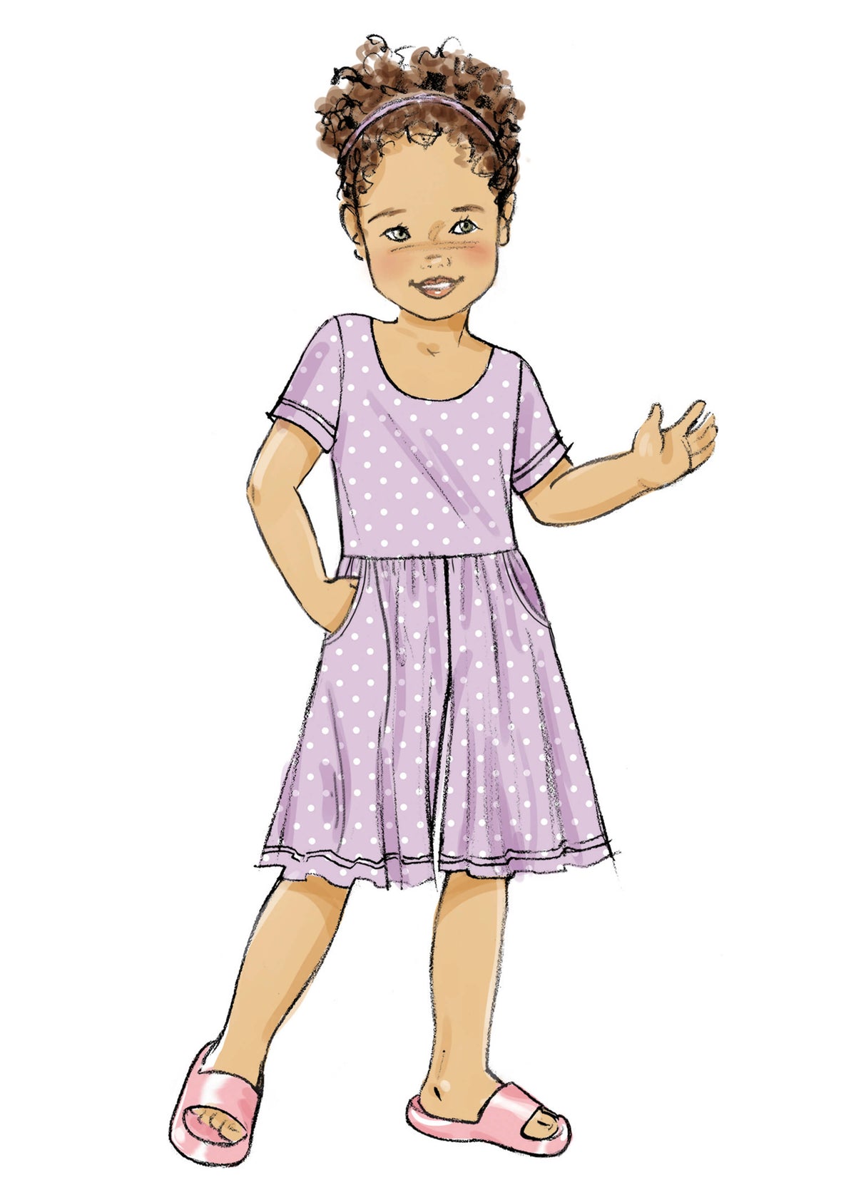 Patron Butterick n°7064 – Combinaison en maille enfant et femme