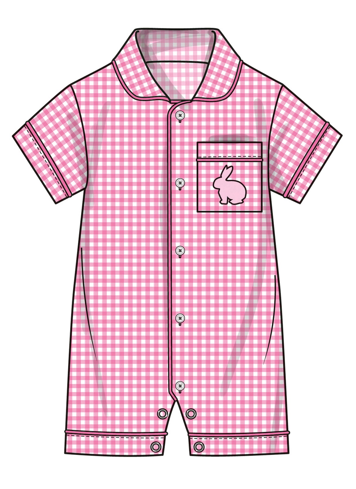 Patron Butterick n°7067 – Combinaison une pièce pour bébé