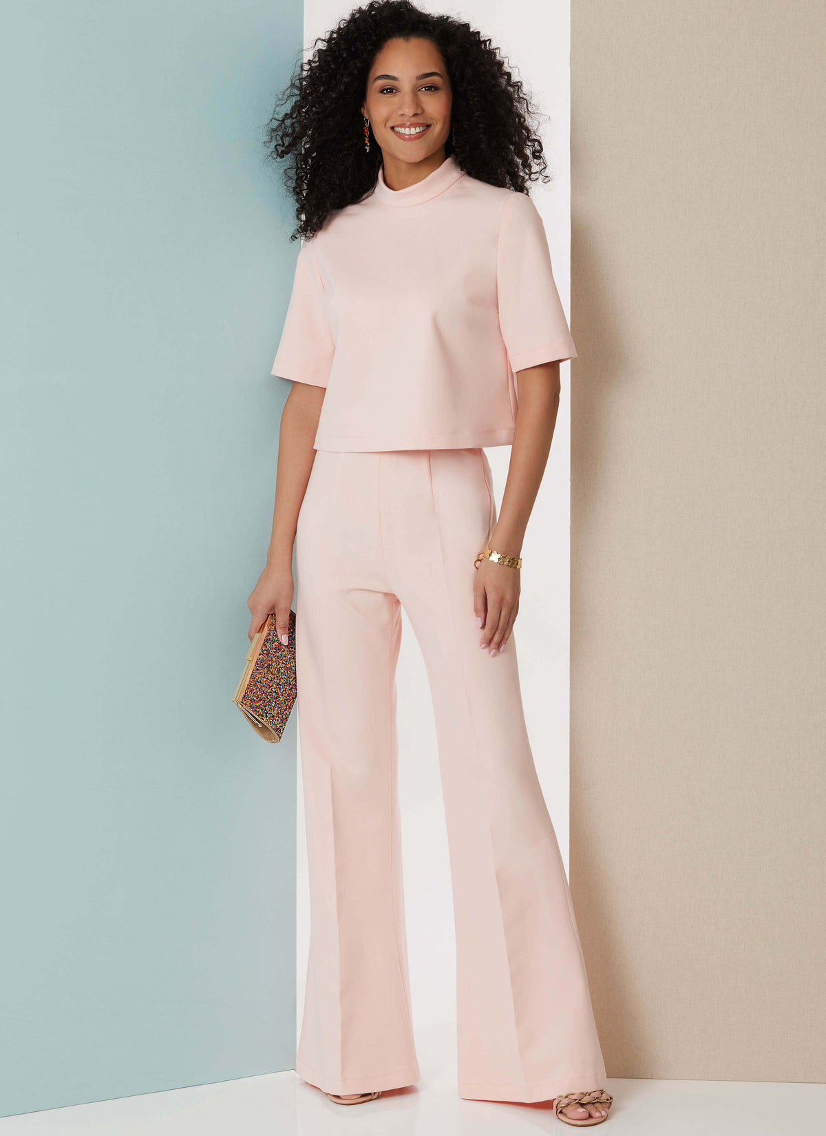 Patron Butterick n°7082 – Hauts, pantalon large et jupe crayon