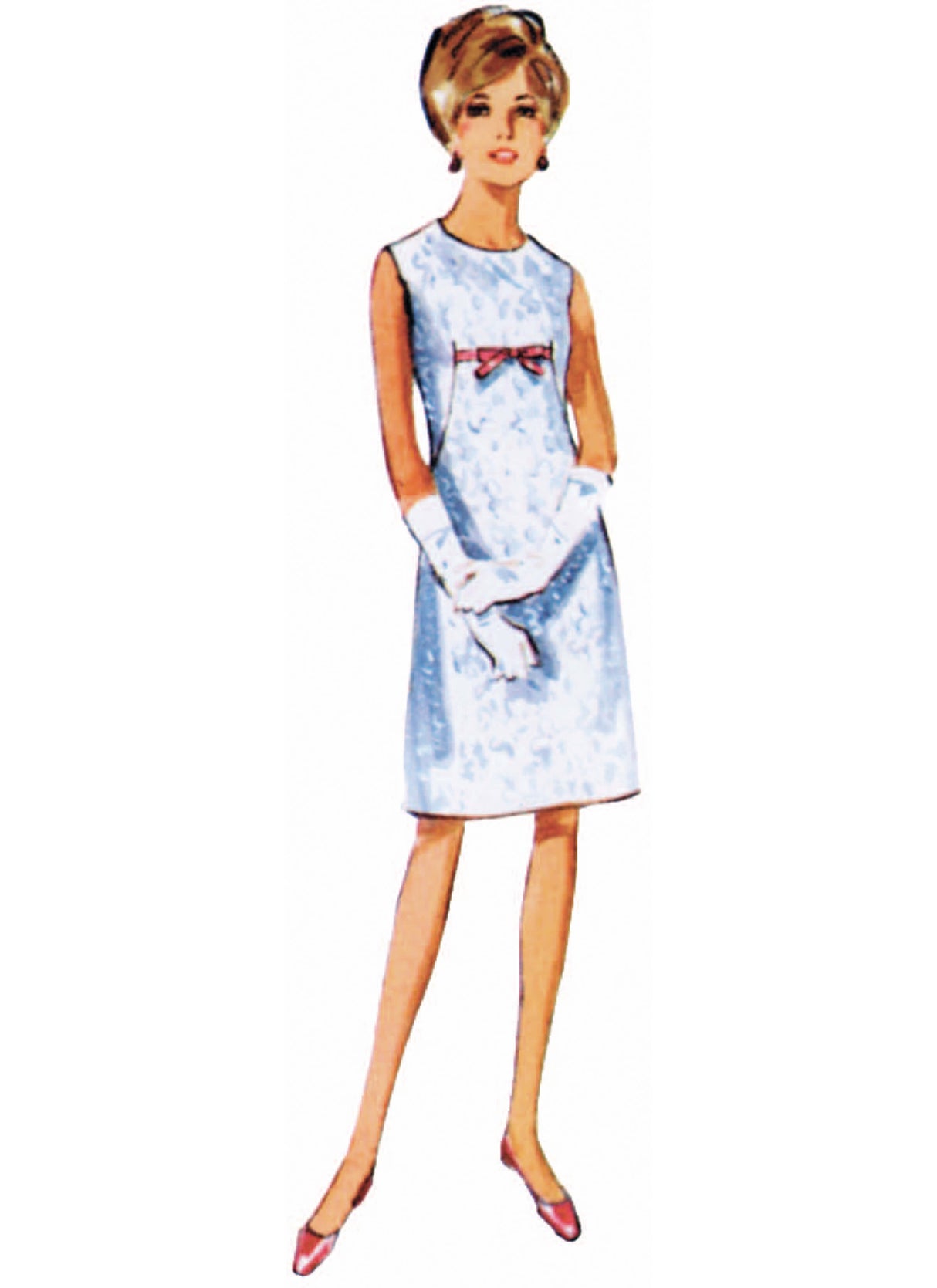 Patron Butterick n°7091 – Robe vintage années 1960