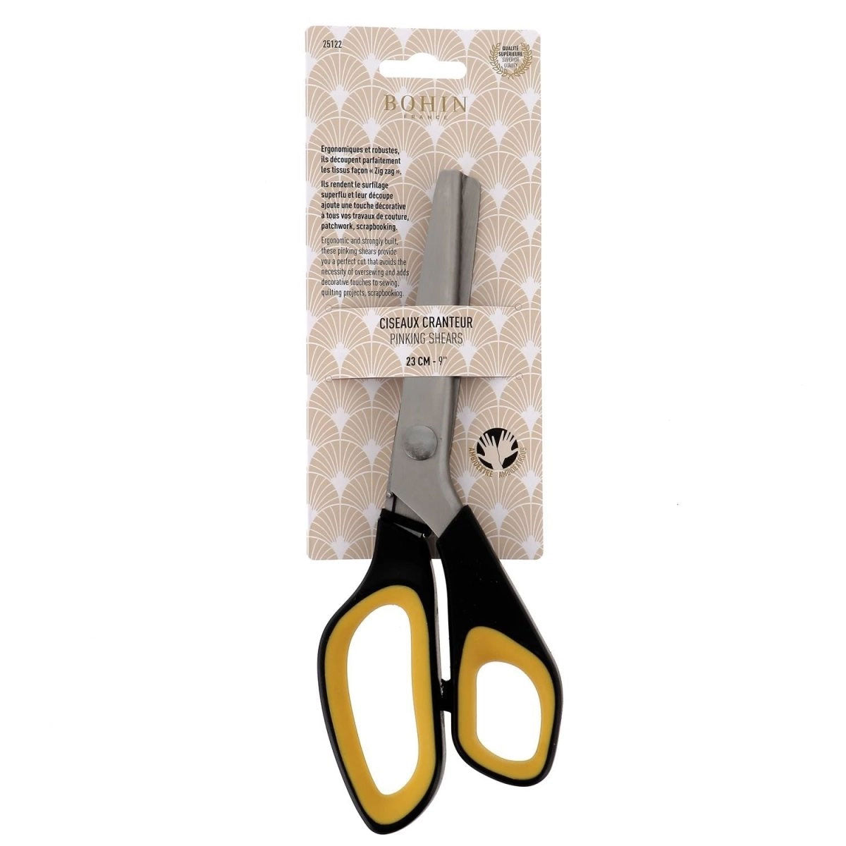 Ciseaux cranteurs BOHIN 23 cm