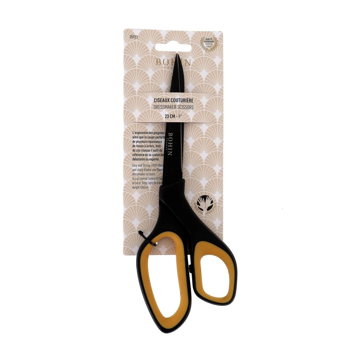 Ciseaux de couturière Soft Grip BOHIN – 23 cm