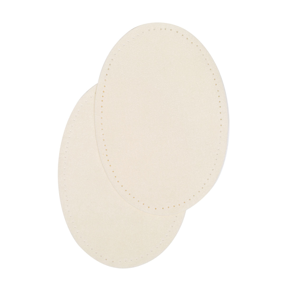 Coudières/Genouillères thermocollantes en suédine ivoire BOHIN – 10 x 15 cm