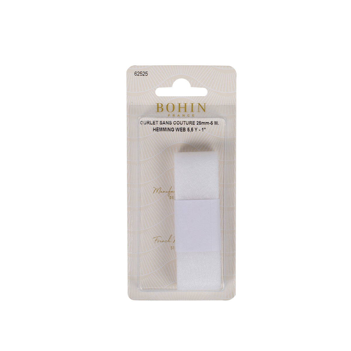 Bande thermocollante pour ourlet BOHIN 5 m x 25 mm