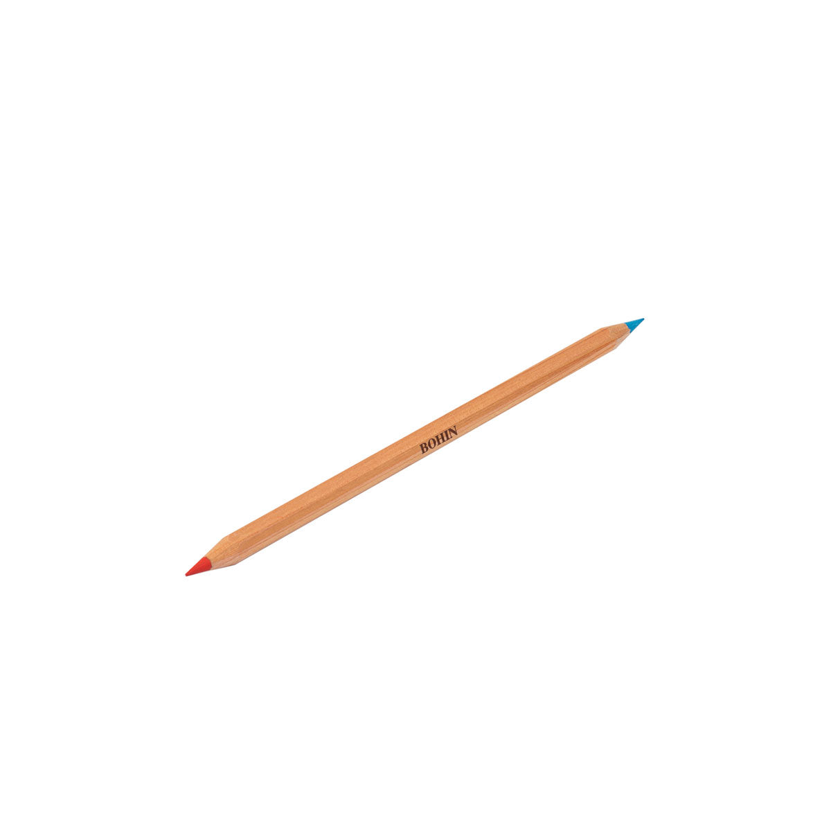 Crayon de marquage pour tissu BOHIN bicolore – Rouge et Bleu