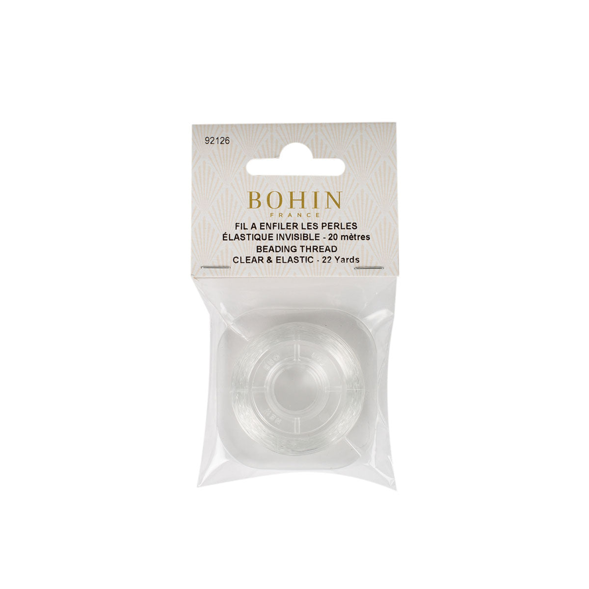 Fil élastique transparent BOHIN 0,50 mm x 20 m