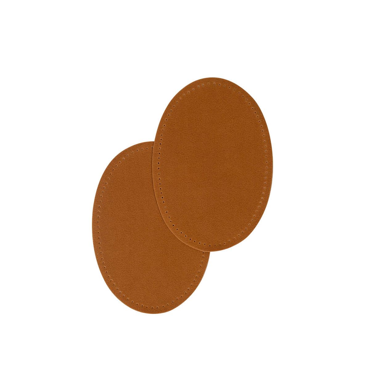 Coudières/Genouillères thermocollantes en suédine camel BOHIN – 10 x 15 cm