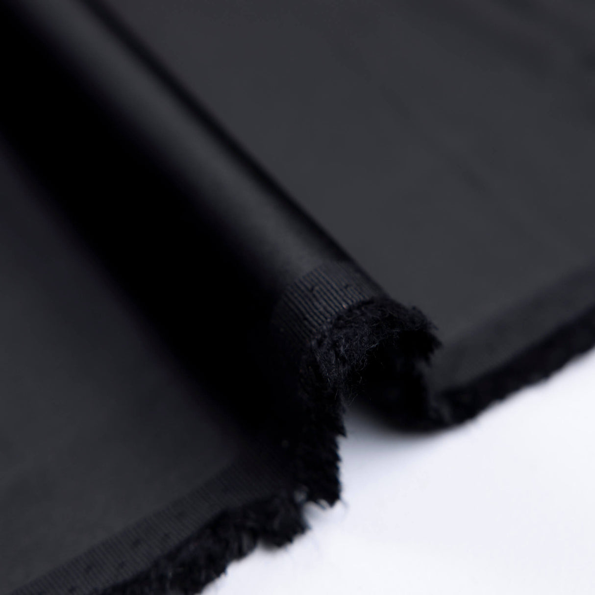 Satin de coton & élasthanne noir