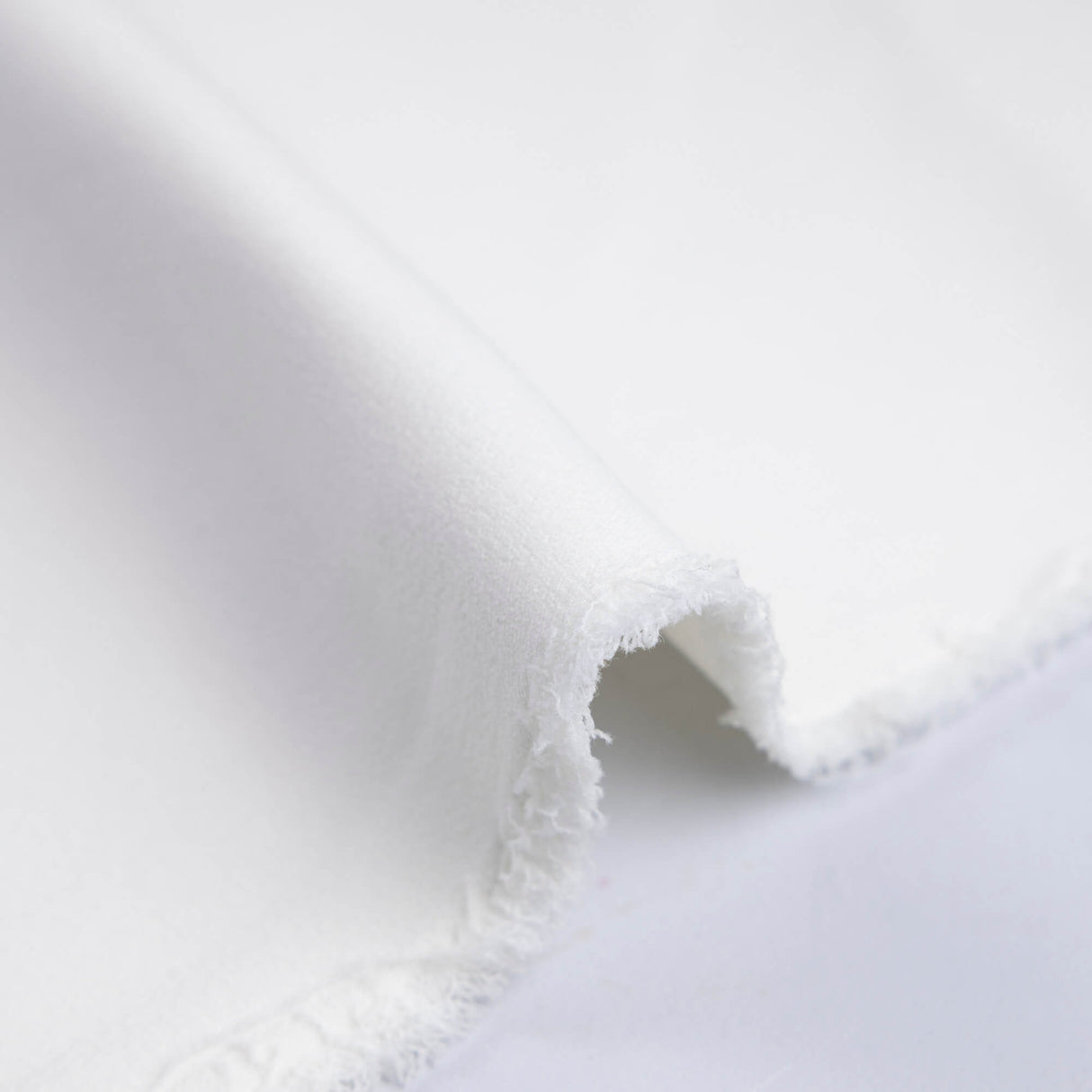 Double crêpe de coton – Blanc