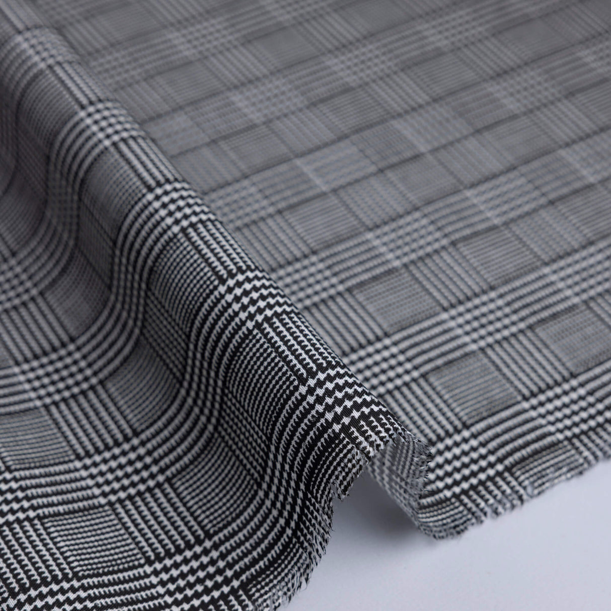 Étoffe 100% viscose - prince-de-galles