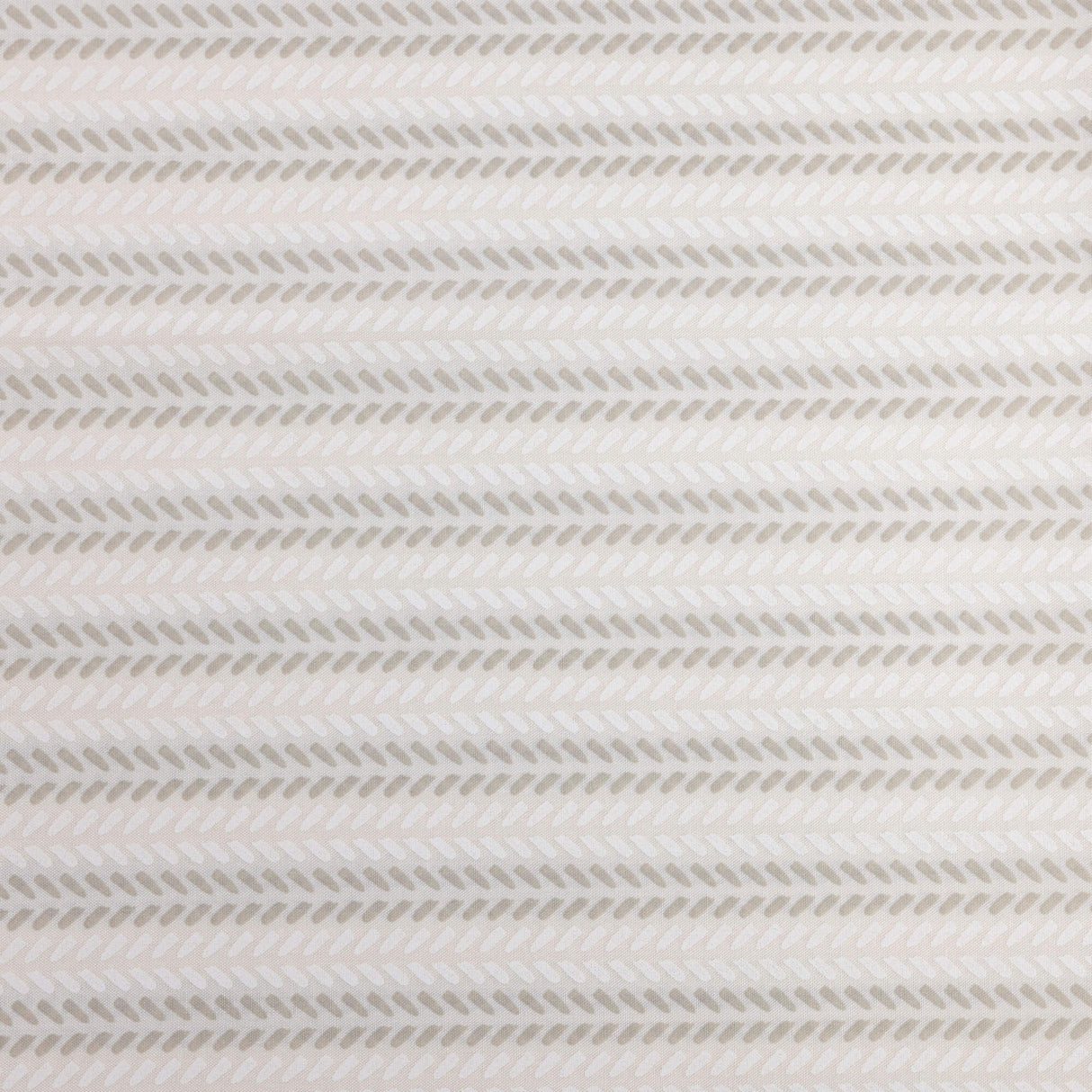Étoffe 100% viscose – Rayure feuillage gris fond écru