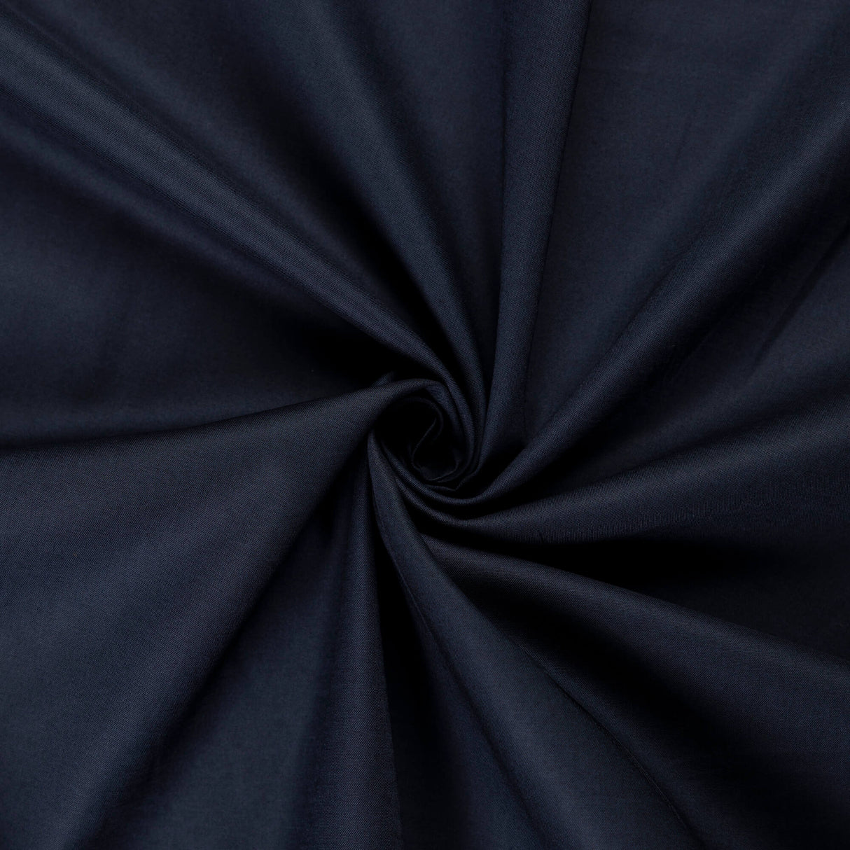 Percale coton & élasthanne - Bleu nuit