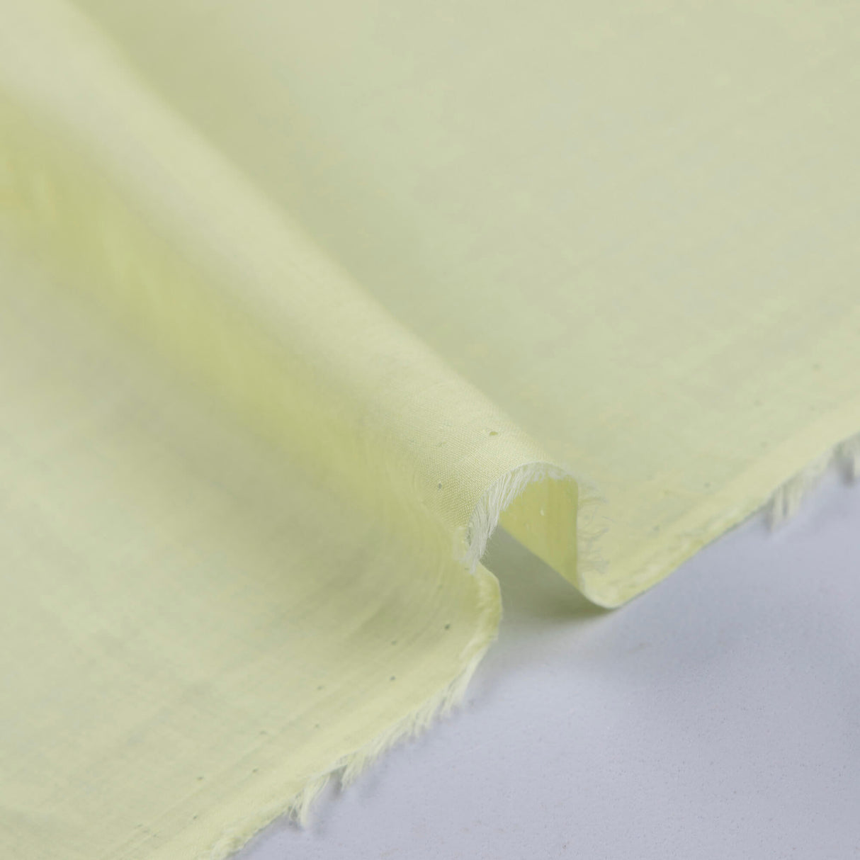 Voile 100% coton - Vert anis
