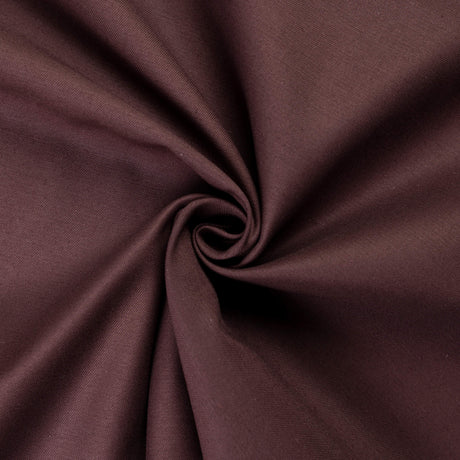 Gabardine 100% coton – Prune