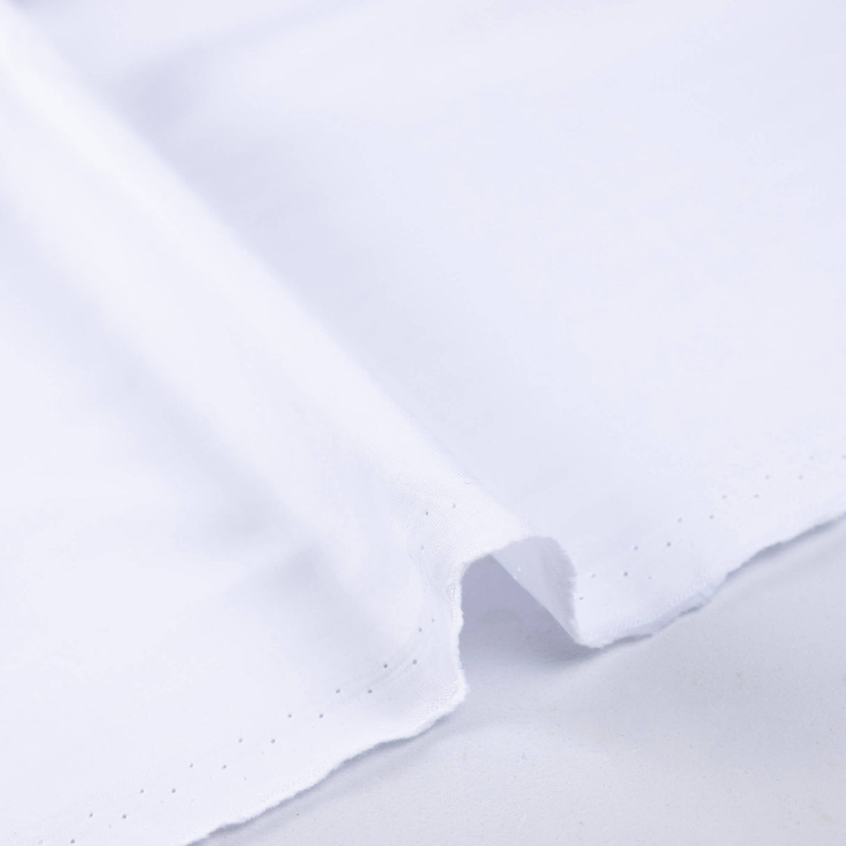 Chevron 100% coton – Blanc optique