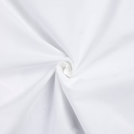 Percale coton & élasthanne - Blanc cassé