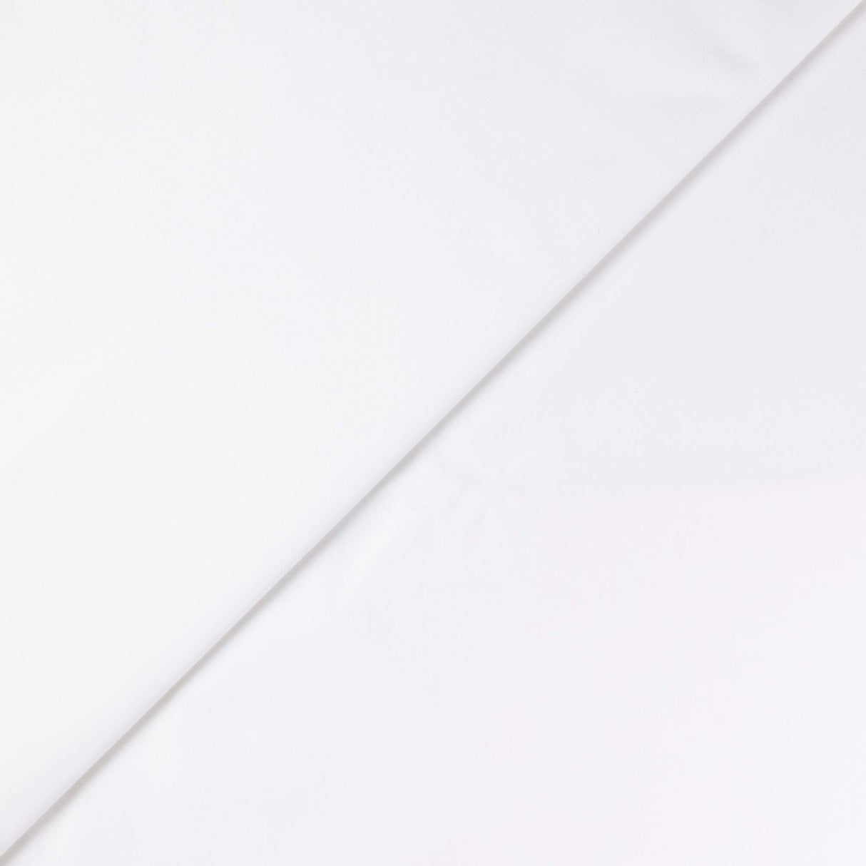 Gabardine satinée coton & élasthanne - blanc cassé