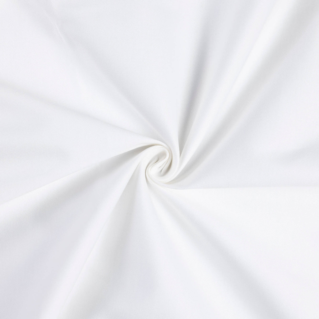 Gabardine satinée coton & élasthanne - blanc cassé