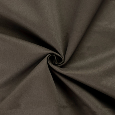 Gabardine emerisée 100% coton - Vert kaki