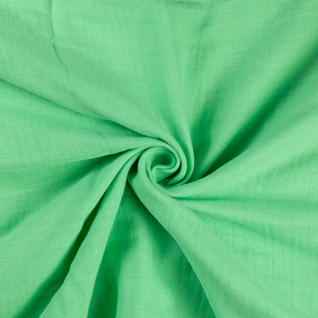 Double gaze 100% coton - Vert