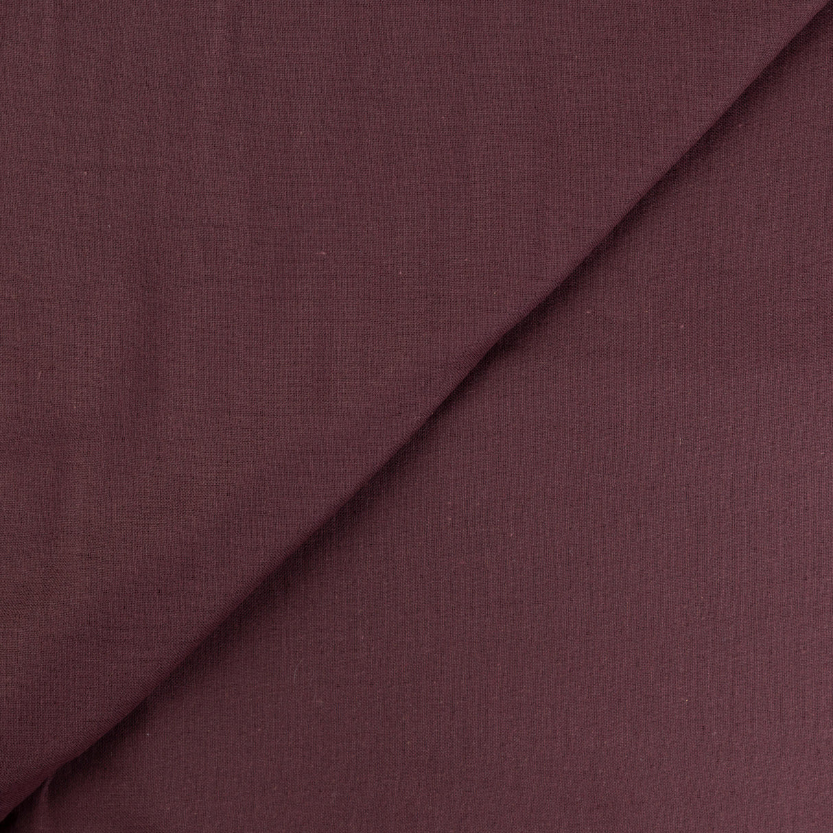 Double gaze 100% coton - Aubergine