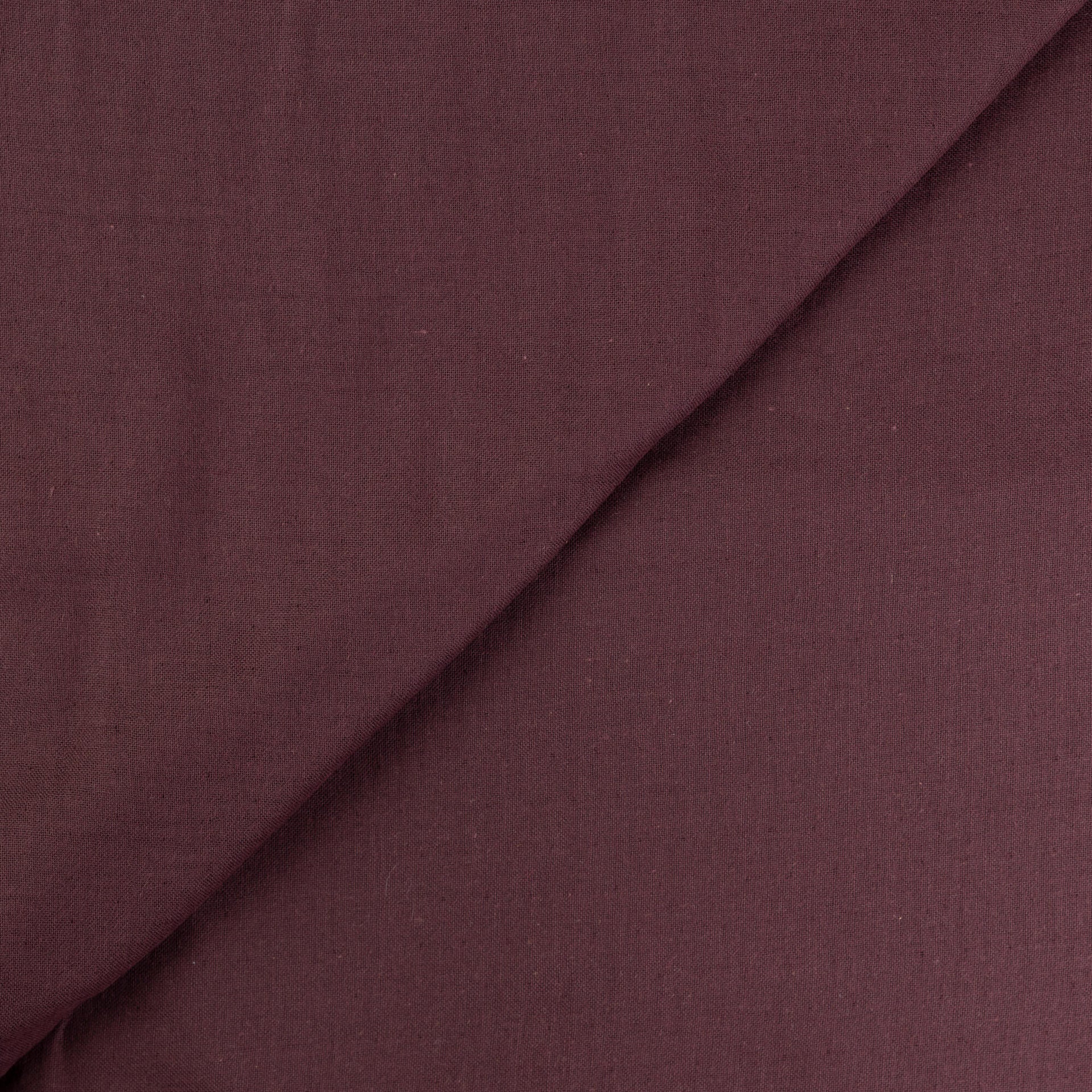 Double gaze 100% coton - Aubergine
