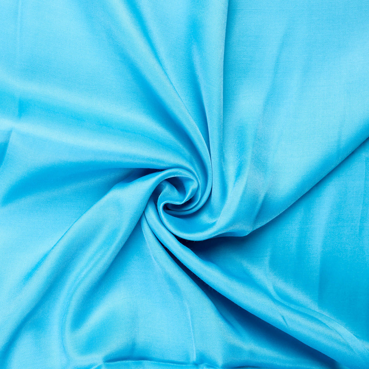 Satin 100% viscose - Bleu azur