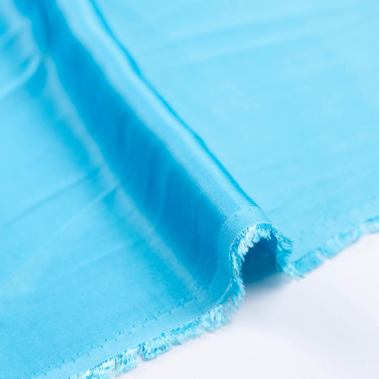 Satin 100% viscose - Bleu azur