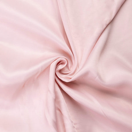 Satin 100% viscose - Rose clair