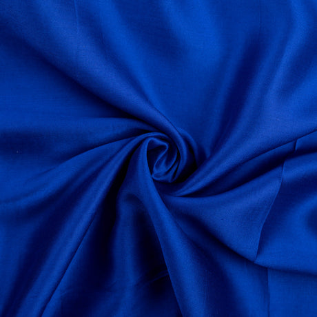 Satin 100% viscose - Bleu roi