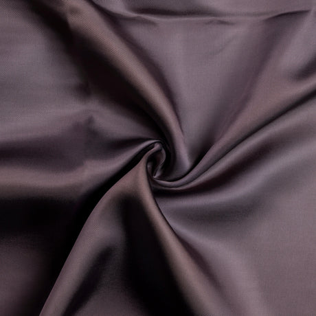 Doublure twill acétate & viscose - Prune