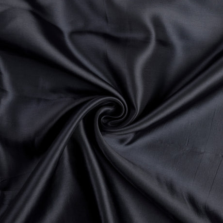 Doublure twill acétate & viscose - Acier
