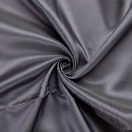 Doublure twill acétate & viscose - Gris