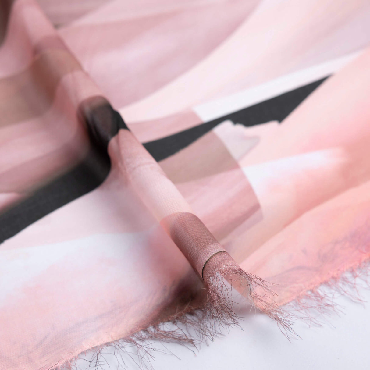 Mousseline – Aquarelle rose poudré