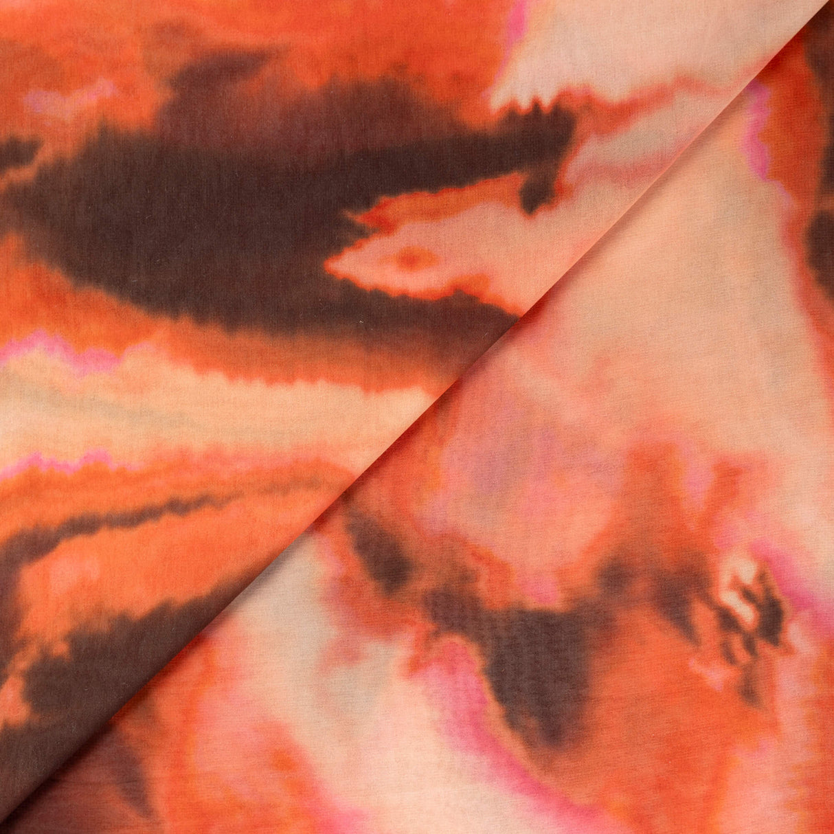 Georgette - Aquarelle corail