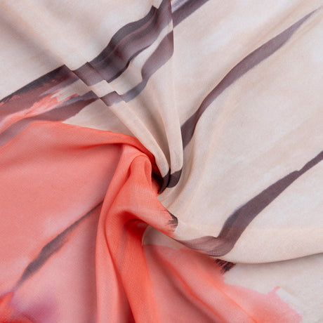 Georgette - Coup de pinceaux corail